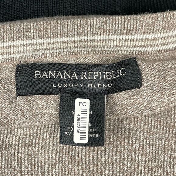 Banana Republic Luxury Silk & Cashmere Blend V-Neck Sweater - Mens SP - Picture 4 of 6